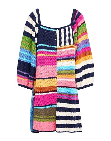 FARM RIO Short dress Navy blue 100% Cotton