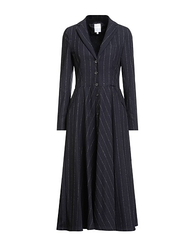 SARA ROKA Midi dress Midnight blue 90% Virgin Wool, 7% Polyester, 3% Elastane