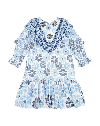 FARM RIO Dress Blue 54% Cotton, 46% Viscose