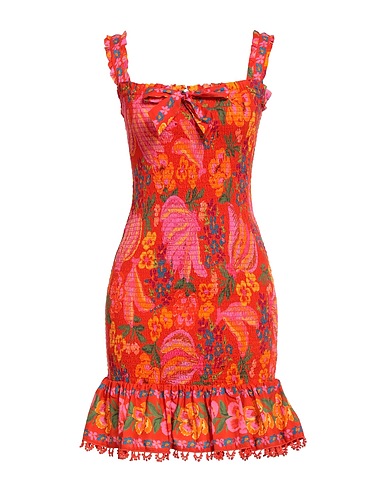 FARM RIO Vestito corto 100% Cotone