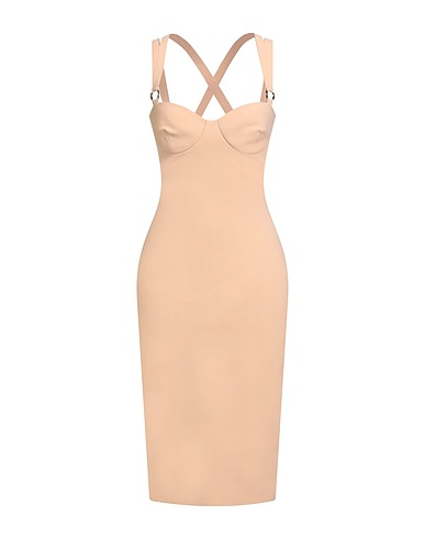 CHIARA BONI LA PETITE ROBE Midi dress Beige 72% Polyamide, 28% Elastane
