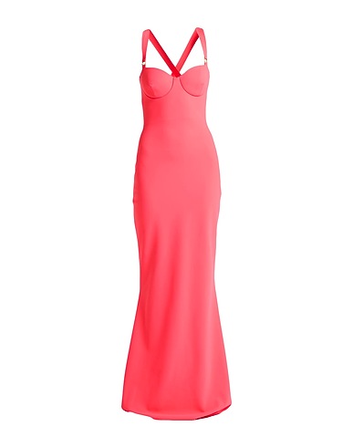 CHIARA BONI LA PETITE ROBE Midi dress Coral 72% Polyamide, 28% Elastane