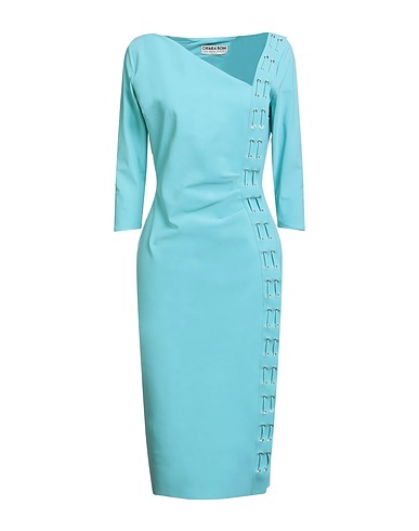 CHIARA BONI LA PETITE ROBE Midi dress Turquoise 72% Polyamide, 28% Elastane