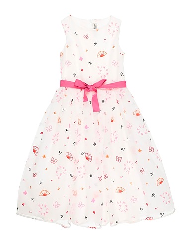 SIMONETTA Dress White 60% Polyamide, 30% Cotton, 10% Polyester