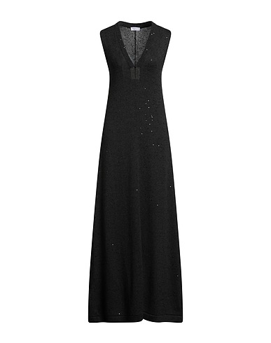 BRUNELLO CUCINELLI Elegant dress Charcoal 80% Cashmere, 20% Silk