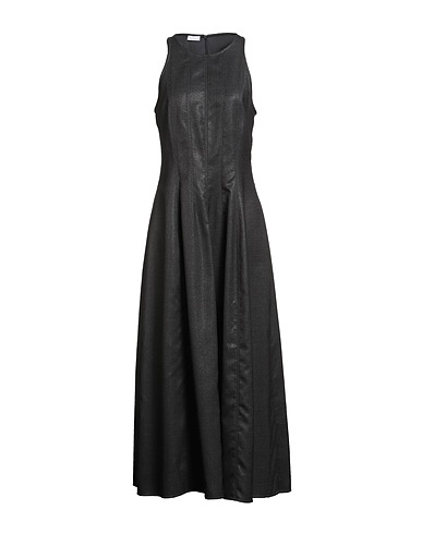 BRUNELLO CUCINELLI Elegant dress Black 92% Virgin Wool, 4% Polyamide, 4% Metallic Polyester