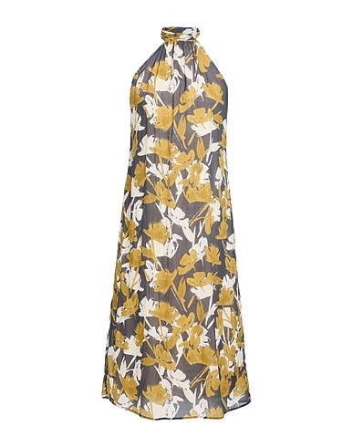 ALESSIA SANTI Midi dress Charcoal 100% Cotton