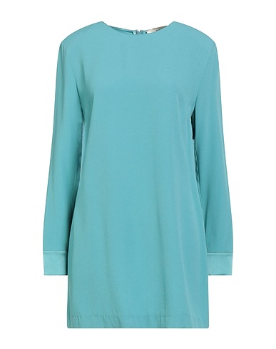JUCCA Short dress Turquoise 71% Acetate, 29% Viscose