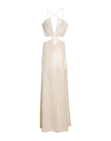 JIJIL Long dress Ivory 100% Polyamide, Polyester
