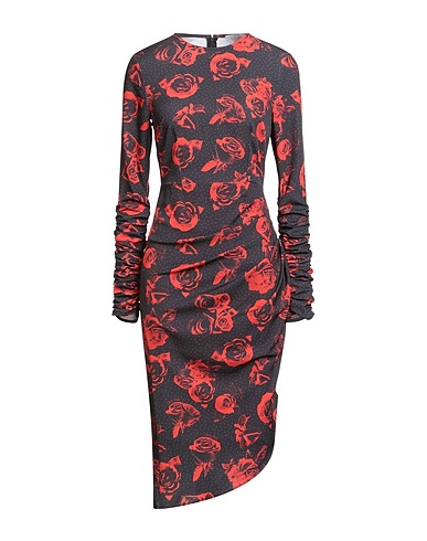 GAëLLE Paris Midi dress Black 95% Polyester, 5% Elastane