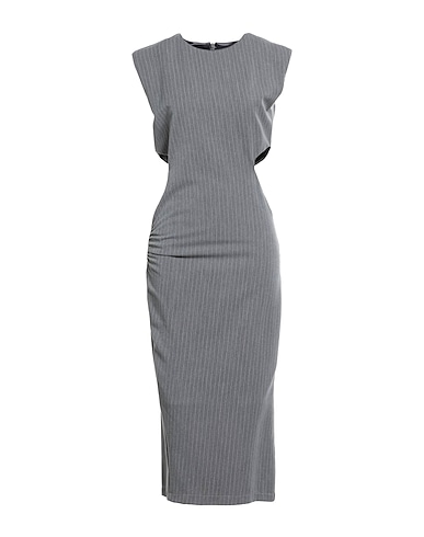 TENSIONE IN Vestido de tubo GRIGIO 77% Poliéster, 17% Viscosa, 6% Elastán