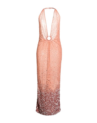 RETROFÊTE Elegantes Kleid Lachs 100% Nylon