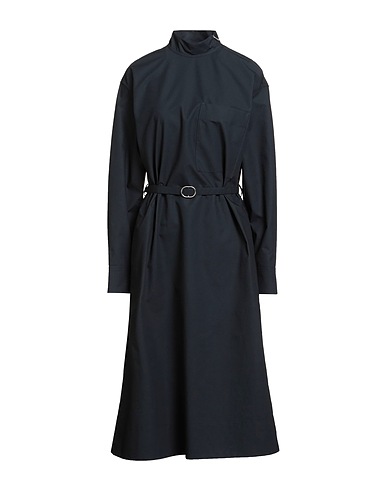 JIL SANDER Midi dress Midnight blue 100% Cotton