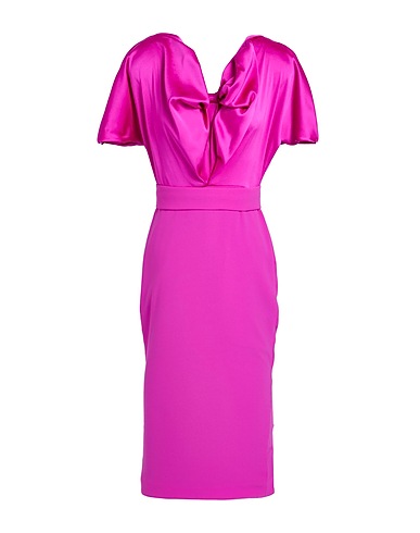 RHEA COSTA Midi dress Mauve 100% Polyester