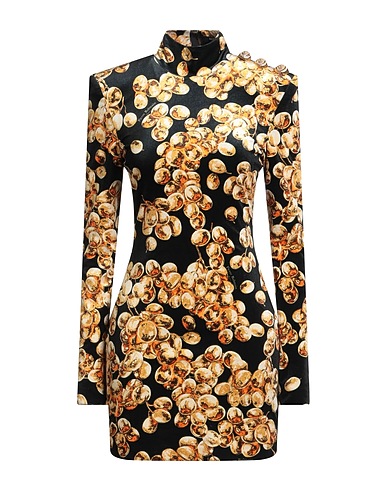 BALMAIN Sheath dress Marigold 95% Polyester, 5% Elastane