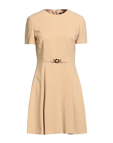 VERSACE Short dress Beige 100% Viscose