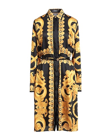 VERSACE Midi dress Black 100% Polyester