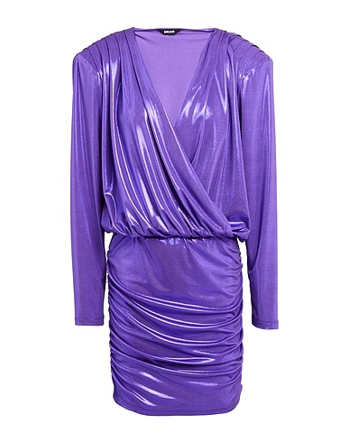 JUST CAVALLI Elegant dress Purple 92% Polyester, 8% Elastane