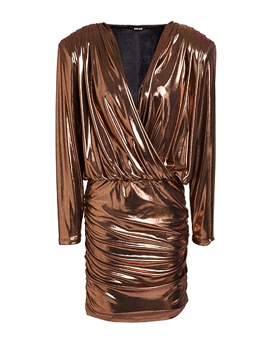 JUST CAVALLI Elegant dress Copper 92% Polyester, 8% Elastane
