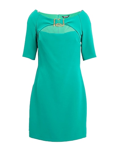 JUST CAVALLI Party dresses VERDE SMERALDO 95% Polyester, 5% Elastane