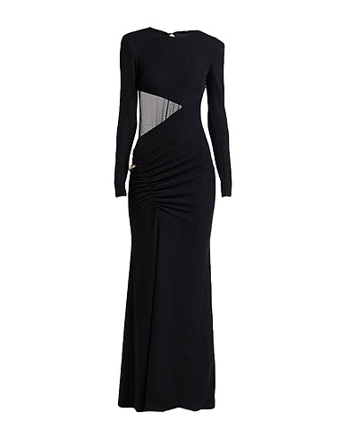 JUST CAVALLI Elegant dress Black 85% Polyester, 10% Metallic Polyester, 5% Elastane