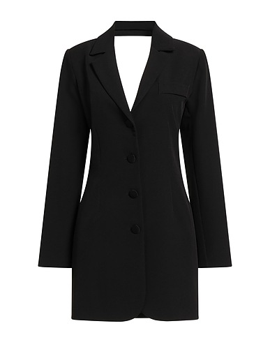 ACTUALEE Blazer dress Black 89% Polyester, 11% Elastane