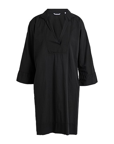 CALIBAN Vestito corto Nero 100% Cotone