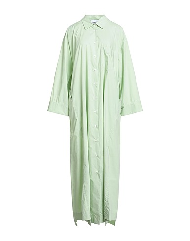 HACHE Vestito chemisier Verde chiaro 100% Cotone