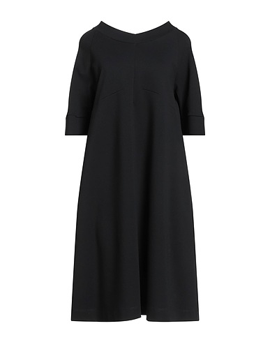 HACHE Midi dress Black 69% Viscose, 25% Polyamide, 6% Elastane