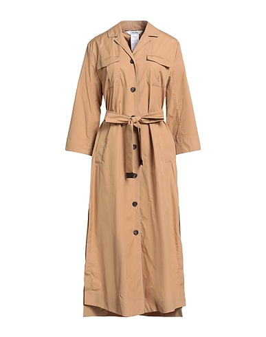 'S MAX MARA Hemdkleid Kamel 100% Baumwolle
