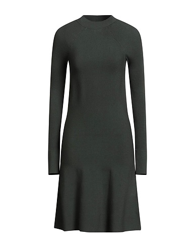 MAX MARA Short dress LEISURE Dark green 72% Viscose, 28% Polyester