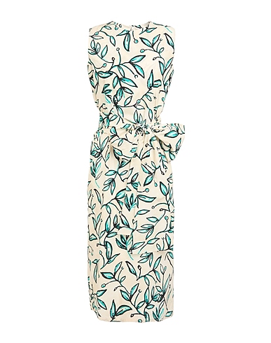 HACHE Midi-Kleid Elfenbein 100% Baumwolle