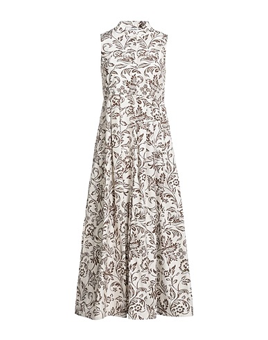 'S MAX MARA Hemdkleid Beige 100% Baumwolle