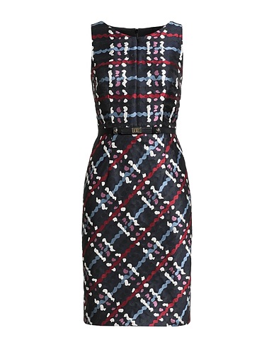 PAULE KA Midi dress Midnight blue 100% Polyester, Triacetate