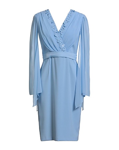 CAMILLA  Milano Midi dress Light blue 97% Polyester, 3% Elastane