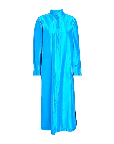 MAX MARA STUDIO Midi dress Azure 100% Silk