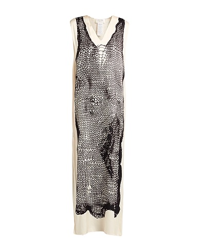 SPORTMAX Vestito lungo Panna 97% Viscosa, 3% Elastan
