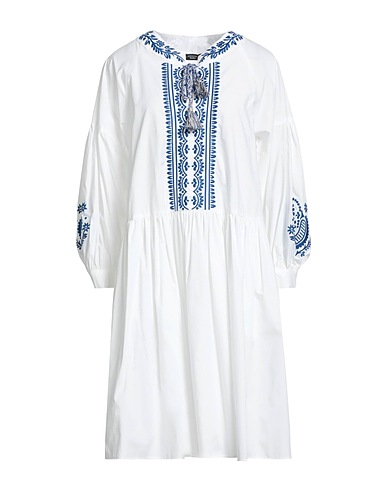 WEEKEND MAX MARA Midi dress White 100% Cotton, Viscose