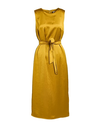WEEKEND MAX MARA Midi dress Mustard 100% Polyester