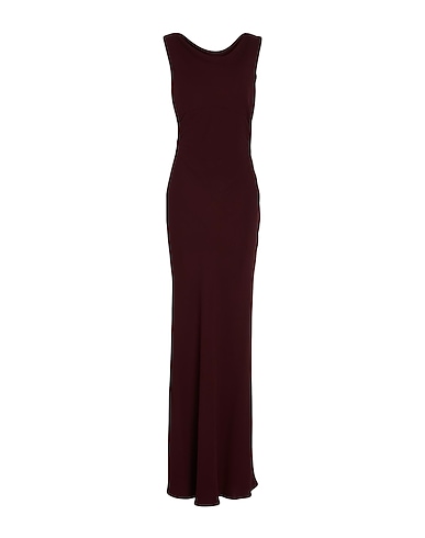 SEMICOUTURE Kleid für besondere Anlässe Dunkelbraun 98% Viskose, 2% Elastan