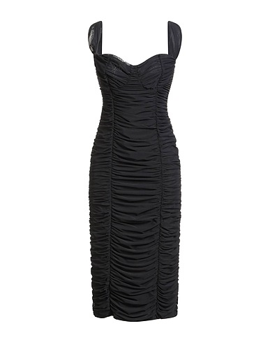 MAR DE MARGARITAS Midi dress Black 80% Polyamide, 20% Elastane