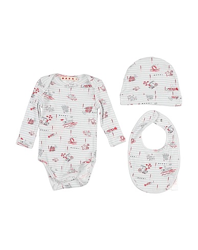 MARNI Baby-Set Hellgrau 100% Baumwolle