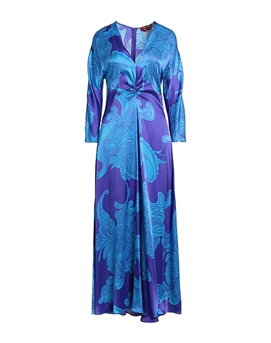 MAX MARA STUDIO Long dress Azure 100% Silk