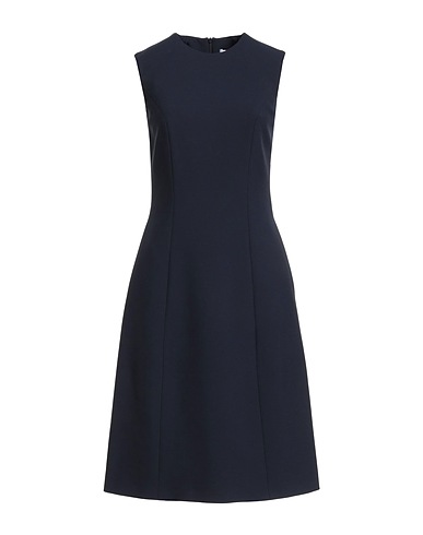 PESERICO Robe mi-longue Bleu nuit 63% Polyester, 27% Rayonne, 7% Coton, 3% Élasthanne