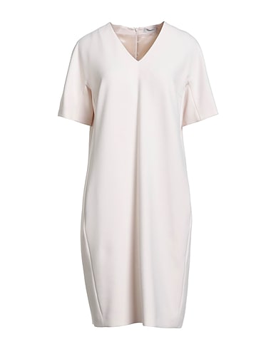PESERICO Kurzes Kleid Hellrosa 63% Polyester, 27% Rayon, 7% Baumwolle, 3% Elastan