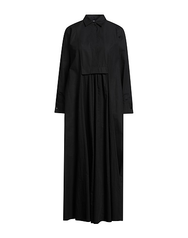 MAX MARA Деловое платье Чёрный 100% Хлопок