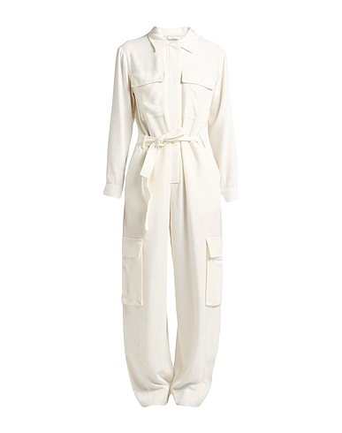 PESERICO Jumpsuits and Dungarees Ivory 70% Viscose, 30% Wool