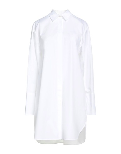 PESERICO Shirt dress EASY White 97% Cotton, 3% Elastane