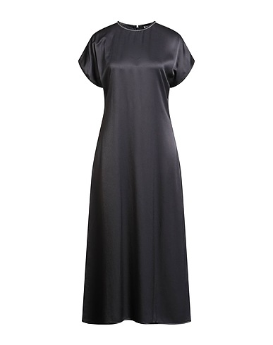 PESERICO Vestito estivo Antracite 95% Viscosa, 5% Lana