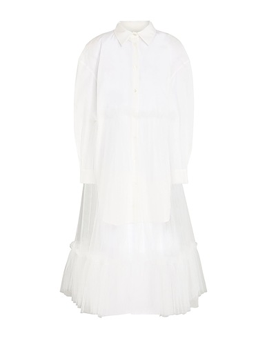 ACT N°1 Robe mi-longue 100% Coton, Polyamide